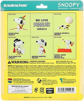 Medicom Peanuts Series 11 Puppet Show Snoopy & Woodstock UDF Ultra