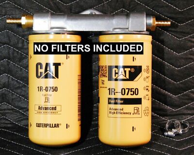 Dual Diesel Fuel Remote Mount, 3/8  HB for Filters  1R-0750 2u Absolute