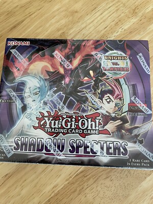 yugioh shadow specters booster box Konami Yugioh 1st Edition Sealed Shadow Specters Booster Box