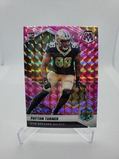 Payton Turner - Saints - 2021 Panini Mosaic - Pink Camo Prizm Rookie - #352
