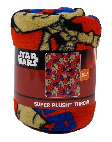 Manta súper de felpa Star Wars Lightside Chewbacca 40x50 - Imagen 2 de 2
