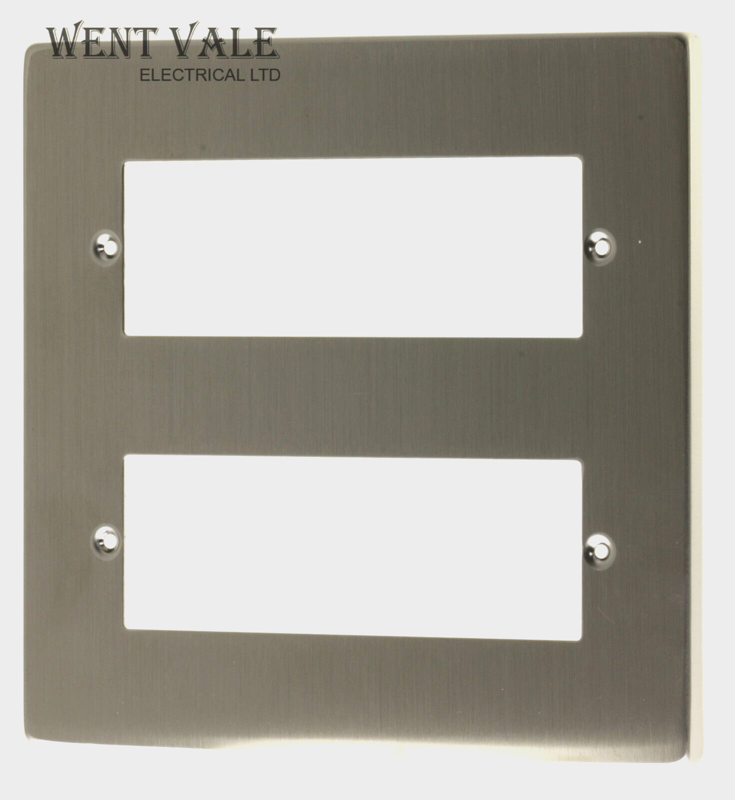 Click Mini Grid Victorian Stainless Steel  VPSS512  12W Mini Grid Sw Cover Plate