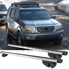 For Honda Pilot 2009-2015 Silver Roof Rack Cross Bars Cargo Luggage Carrier Set For Honda Pilot 2009-2015 Silver Roof Rack Cross Bars Cargo Luggage Carrier Set