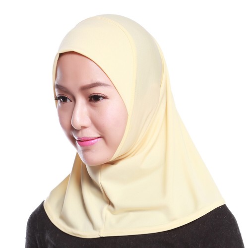 One Piece Amira Muslim Instant Hijab Scarf Pull On Ready To Wear Headscarf Shawl - Picture 11 of 125