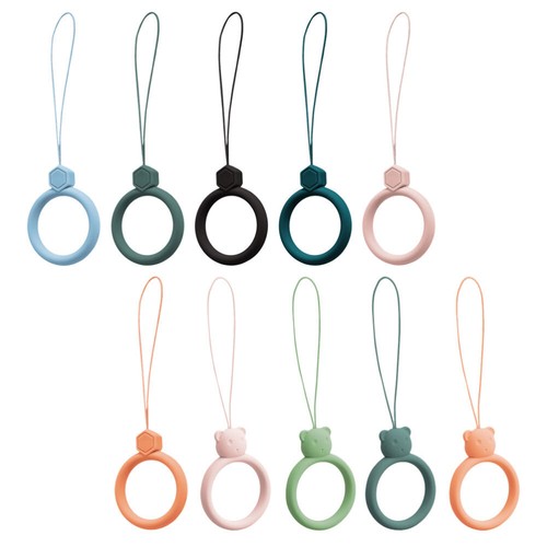 10 Pcs Phone Case Ring Buckle Cell Lanyard Finger