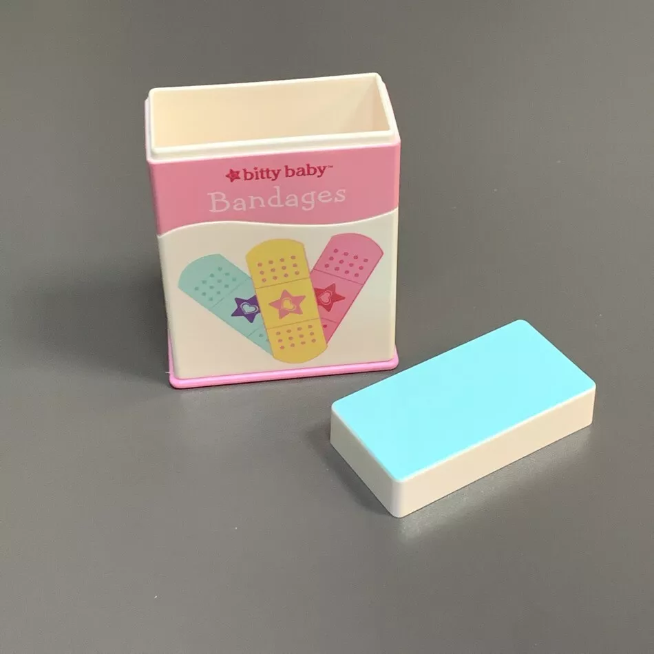 American Girl Doll Bitty Baby Check Up Set Bandage Box Accessory