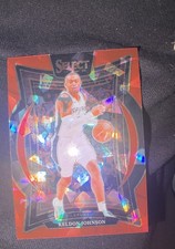 2024-25 Panini Select - Concourse Keldon Johnson #58 Red Cracked Ice Prizm