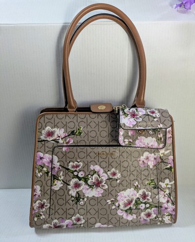 Calvin Klein Margot Flora Satchel