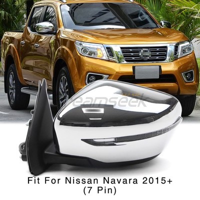 Links Außenspiegel Rückspiegel 7 Pin für Nissan NP300 Navara D23 2015+ Blinker