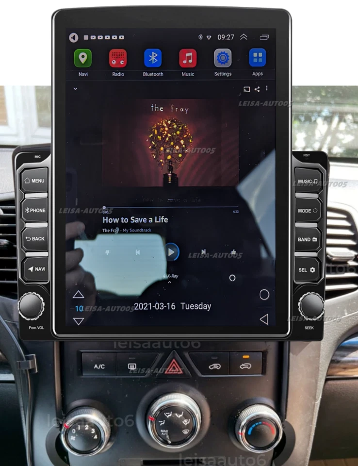 9.7" For Kia Sorento 2011-2015 Carplay Android13 Car Stereo Radio GPS WiFi BT Foto 3 de 4