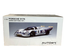 AUTOart MILLENNIUM 1/18 PORSCHE 917K 24HRS DAYTONA 1971  #4 Silver