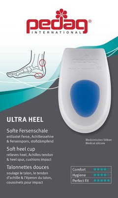 1 Paar (2Stück) pedag Ultra Heel ultra-softe Gel-Fersenschale