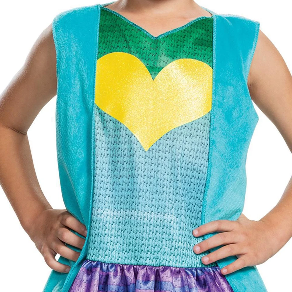 New Trolls World Tour Poppy Rainbow Halloween Costume Girls Toddler (3-4T) — 第 3/4 张图片