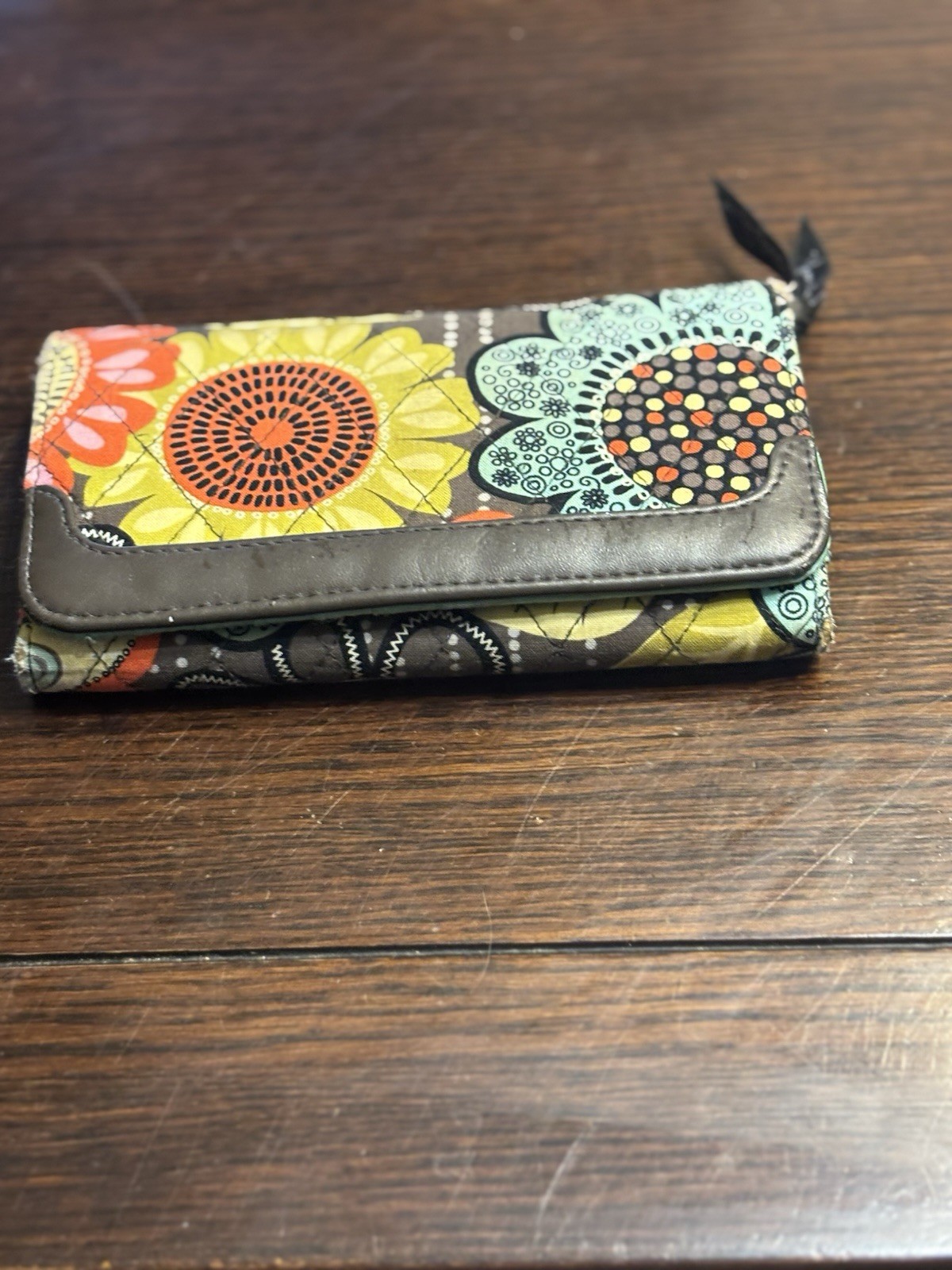 Toggle Closure Vera Bradley Java Blue Shoulder To… - image 21