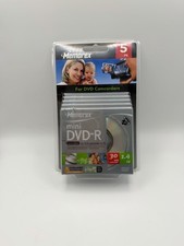 Memorex 5 Pack Mini DVD-R -30 Minutes-1.4GB -Recordable For DVD Or PC NEW