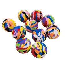 10pcs Pack Cats Interactive Toys Balls For Indoor Cat 35mm Camouflage Soft Eva F