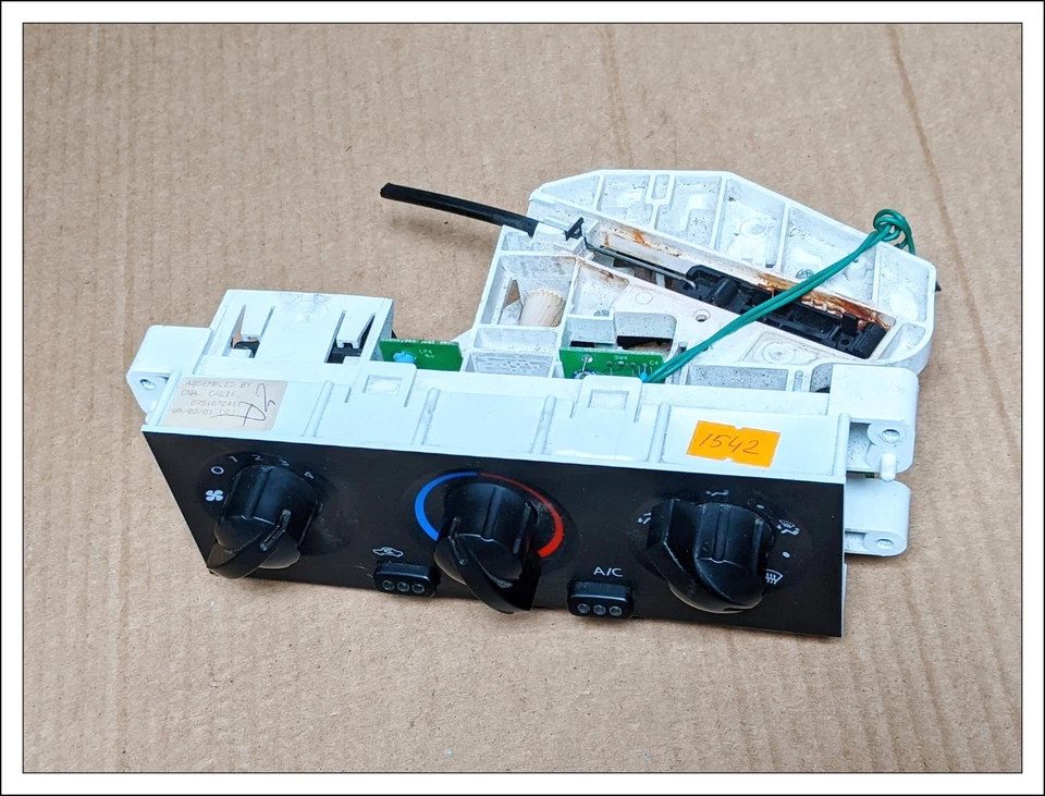 ✅ 日产 Xterra Frontier 热交流温度气候控制开关 275107Z411 原始设备制造商 — 第 2/4 张图片