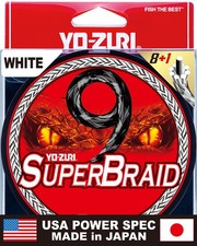 Yo-Zuri SuperBraid 9 White Filler Spools - 300 Yards