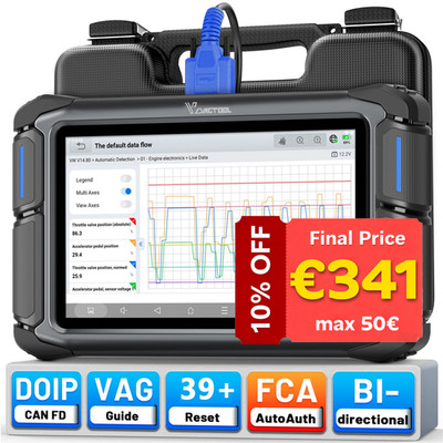 Automotive Full System Diagnostic Scanner Car Bidirectional Tool ECU Coding FCA
