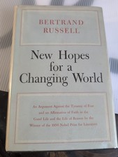 Bertrand RUSSELL / New Hopes For A Changing World 1st Edition 1951