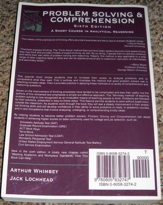 Problem Solving & Comprehension
