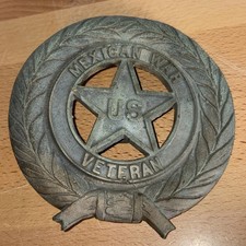 Vintage Bronze Mexican War US Veteran Grave Marker