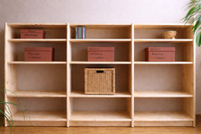 Regalsystem  Regal Bücherregal Holz Kiefer massiv natur flexibel & erweiterbar