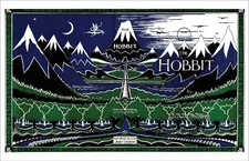 LORD OF THE RINGS - THE HOBBIT BOOK COVER ARTWORK - POSTER REPRINT