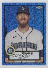 2021 Chrome Platinum Anniversary Blue Mini-Diamond Refractor /199 Ken Giles qi7