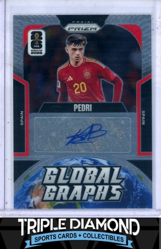 2026 Panini Prizm World Cup Pedri Global Graphs Auto Spain L463