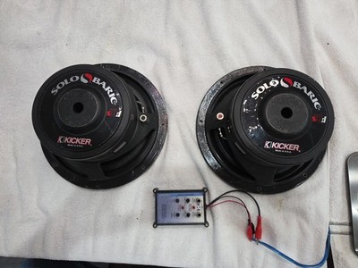 KICKER SOLO-BARIC OLD SCHOOL SUBWOOFER 10IN S10D 8OHM USED SOLD