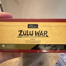 Britains Zulu War Zulu Warriors Attacking Set 1 Metal Figure 20010