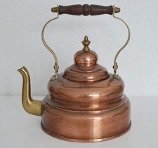 VINTAGE Wasserkessel Kupfer SUS Rein Kupfer Planboden 2,0 Liter