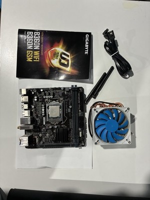 Gigabyte B360 mini-ITX LGA1151 Intel 9th i5 9400F Combo With Cooler See Pictures