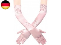 Handschuhe Lang, Ellenbogen Satin Handschuhe,Handschuhe Elegant Damen FüR