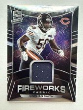 2020 Panini Spectra - Fireworks Fabric Roquan Smith #19 /99 Chicago Bears