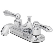 Oakbrook Collection Chrome Traditional 2-Handle 4in Centerset Bathroom Faucet