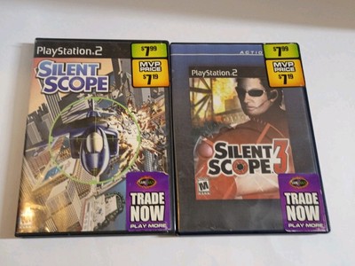 Silent Scope 1 & 3 PS2 Lot Sony PlayStation 2 Video Games Shooters 