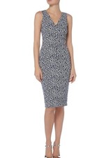 Michael Michael Kors Sporty Jacquard V-Neck Women's Dress Size 2