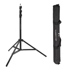 Flashpoint Pro Heavy-Duty Air-Cushioned Light Stand (Black, 7.2')