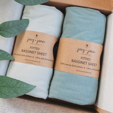 Bassinet Fitted Sheets for Nestig Mini Crib, Graco Travel Lite Crib Bassine...