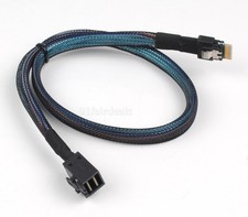 PCIE 4.0 Slimline SAS SFF-8654 Cable 4i to Mini SAS HD SFF-8643 Cable 0.5/1M