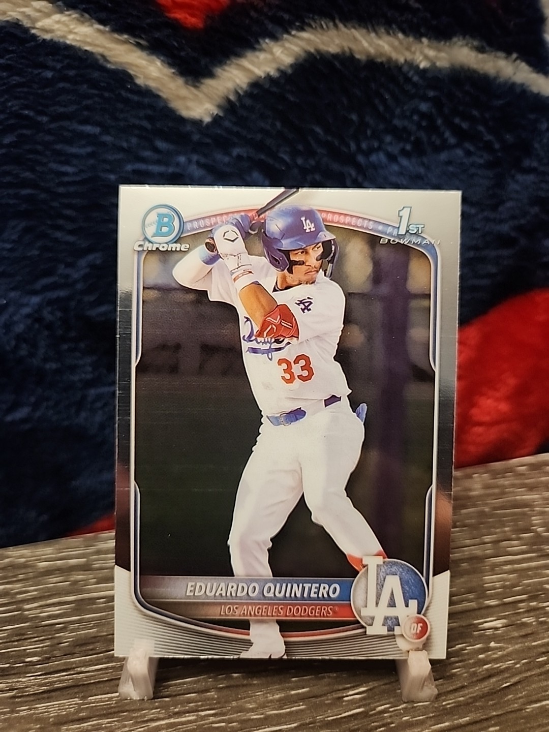 2025 Bowman Chrome Prospects Eduardo Quintero Los Angeles Dodgers #BCP-115
