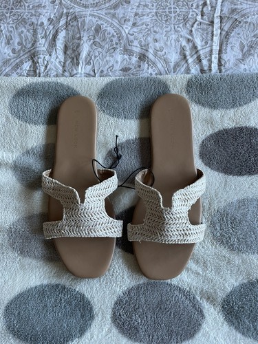 ❤️NEW LOOK Raffia flache Sandalen Größe UK 6~ neu mit Etikett. - Bild 2 von 4