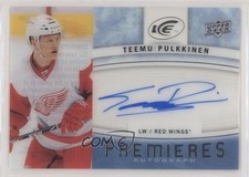 2014-15 Upper Deck Ice Premieres Auto Teemu Pulkkinen #IPA-TP Auto x6g