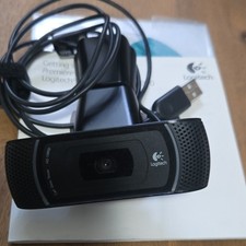 Logitech HD Pro Webcam C910 1080p 30fps USB 2.0 Autofocus Mic Clip-On