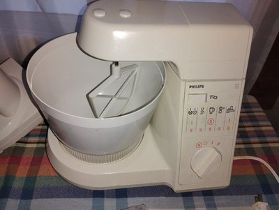 VTG Philips Kitchen Machine Stand Mixer HR2986/B Blender Grinder Full Equip