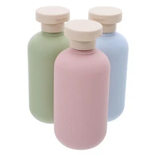  3 Pcs Body Wash and Shampoo Dispenser Bathroom Organizer Bottles