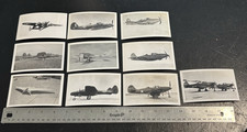 Lot of 10 Vintage 1940s AEROPLANE PHOTO SUPPLY WWII Era Aircraft Photos 6