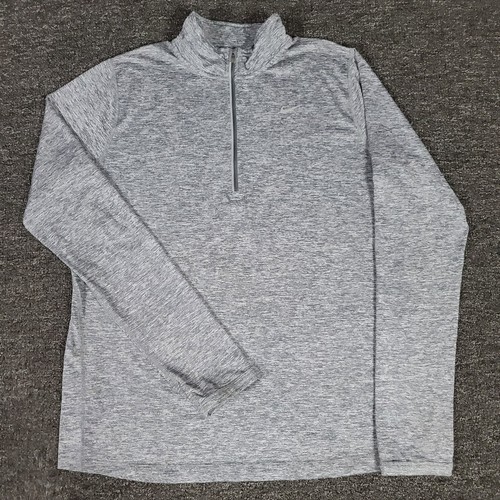 Chaqueta Nike Para Mujer XL Gris Element Dri-Fit 1/2 Cremallera Cuello Simulado Pullover para Correr - Imagen 1 de 12